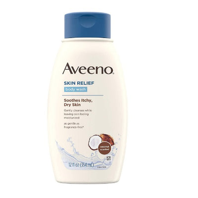Aveeno Skin Relief Body Wash Nourishing Coconut 354ml - Shams Shopping Centre Aveeno