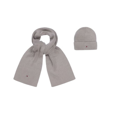 Tommy Hilfiger Hat & Scar-Grey - Shams Shopping Centre Tommy Hilfiger