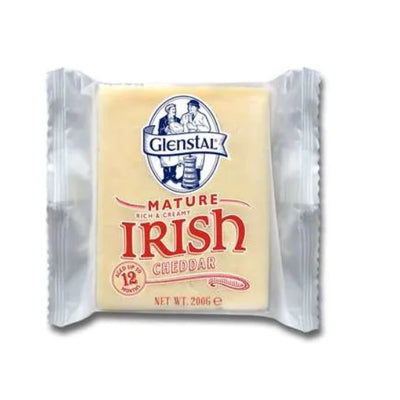 Glenstal Mature Irish Mild Cheddar Cheese 200g - Shams Shopping Centre Glenstal