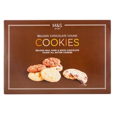 M&S Belgian Chocolate Chunk Cookies 500g - Shams Shopping Centre Shams Shopping Centre