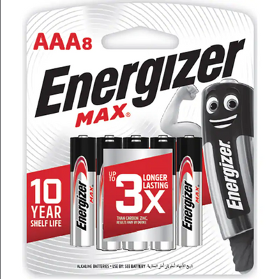 Enegizer Max ALK 3A BP8 - Shams Shopping Centre Energizer