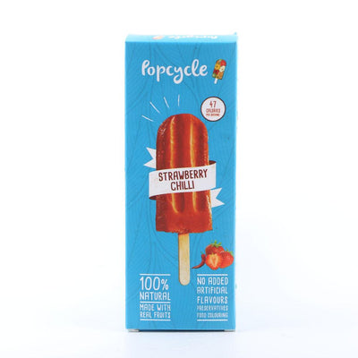 Popcycle Strawberry Chilli Ice Cream 85grm - Shams Shopping Centre POPCYCLE