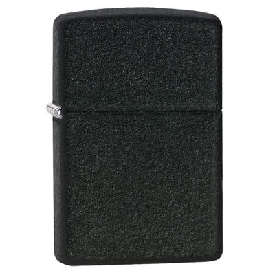 Zippo Lighter 236 Reg Black Crackle - Shams Shopping Centre Zippo