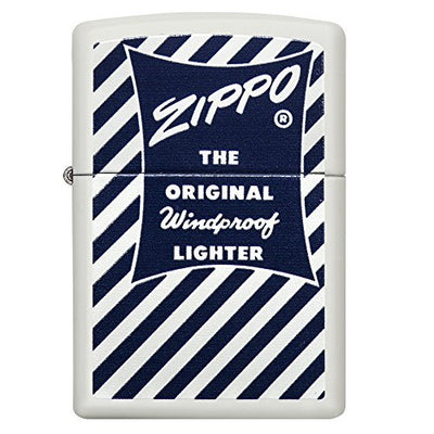Zippo Lighter Zippo Blue White 1958-59 29413 - Shams Shopping Centre Zippo