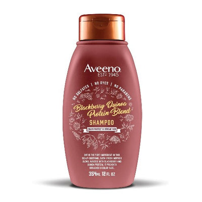 Aveeno Blackberry Quinoa Protein Blend Shampoo 354ml - Shams Shopping Centre Aveeno