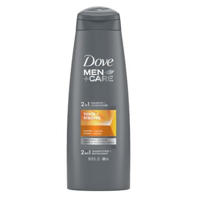 Dove Men +Care Thick & Strong Shampoo 355ml - Shams Shopping Centre Dove