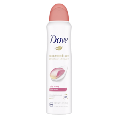 Dove Advanced Care Rose Petals Body Spary 107g - Shams Shopping Centre Dove