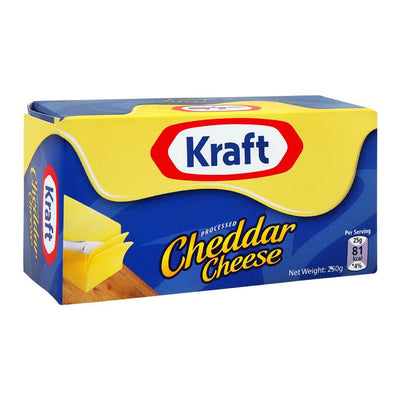 Kraft Cheddar Cheese 250g - Shams Shopping Centre Kraft Jet