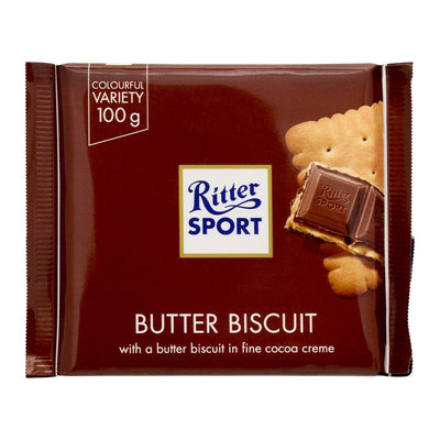 Ritter Sport Butter Biscuit Chocolate100g - Shams Shopping Centre Ritter Sport