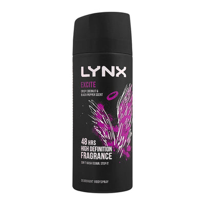 LYNX Anti Excite High Defination Body Spray 150ml - Shams Shopping Centre Lynx