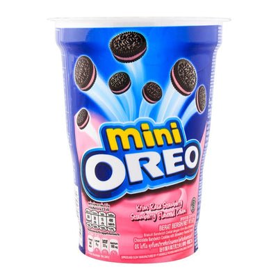 Oreo Mini Cup Starwberry 67g - Shams Shopping Centre Oreo