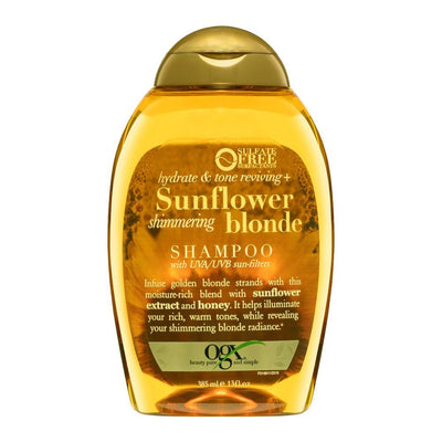 Organix Ogx Sunflower Shimmering Blonde Shampoo 385ml - Shams Shopping Centre Organix