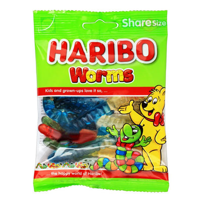 Haribo Worms 80g - Shams Shopping Centre Haribo