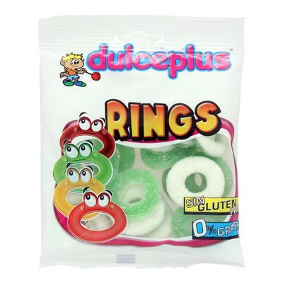 Dulceplus Sour Apple Rings Jelly 100g - Shams Shopping Centre Dulceplus