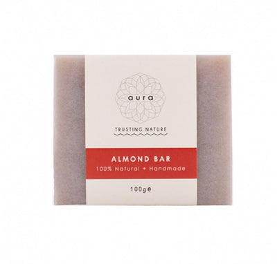 Aura Almond Scrub Soap 95g - Shams Shopping Centre Aura Craft
