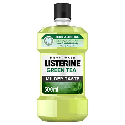 Listerine Green Tea Mouth Wash 500ML - Shams Shopping Centre Listerine