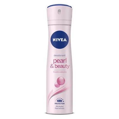 Nivea Pearl & Beauty for Women Deodrant Spray 150ml - Shams Shopping Centre Nivea