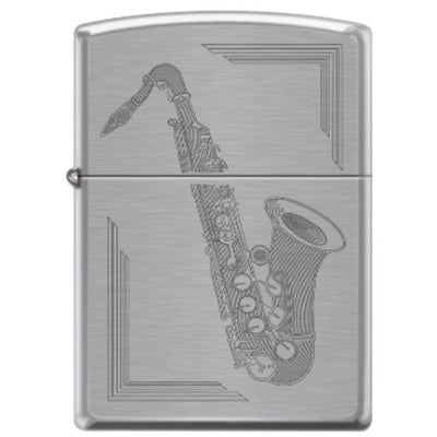 Zippo 200 Saxaphone Design - Shams Shopping Centre Zippo