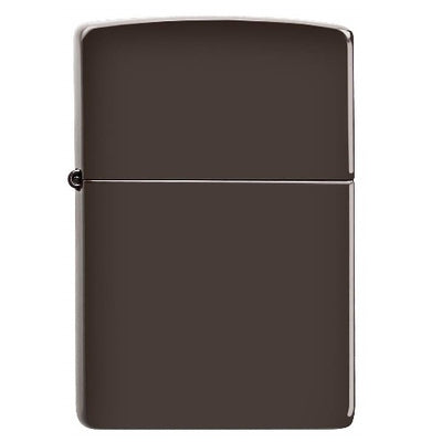 Zippo Lighter Reg Brown Matte 49180 - Shams Shopping Centre Zippo