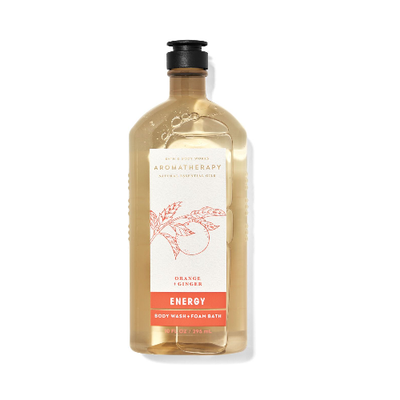 BBW Aromatherapy Energy Orange+Ginger Body Wash & Foam Bath 295ml - Shams Shopping Centre Bath & Body Works