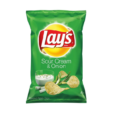 Lays Sour Cream&onion( 6.5oz) - Shams Shopping Centre Pepsi