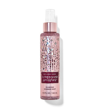 BBW A thousand Wishes Diamond Shimmer Mist 146ml - Shams Shopping Centre Bath & Body Works