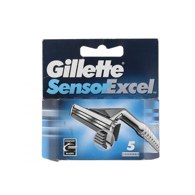Gillette Sensor Excel Pack of 5 - Shams Shopping Centre Gillette