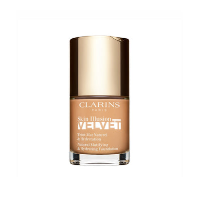 Clarins 110 N Skin Illusion Velvet Natural Matifying & Hydrating Foundation 30ml - Shams Shopping Centre Clarins