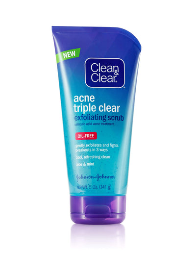Clean & Clear Triple Clear Spot Control Daily Scrub 150ml - Shams Shopping Centre Clean&Clear