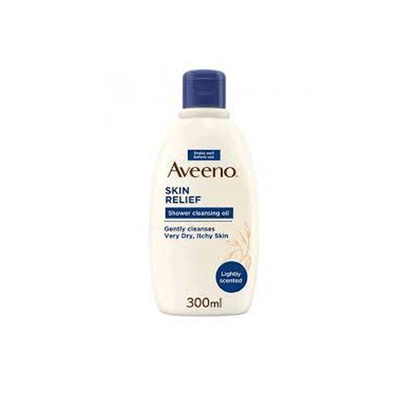 Aveeno Skin Relief Gently Very Dry Itchy Skin Cleasing Oil 300ml - Shams Shopping Centre Aveeno