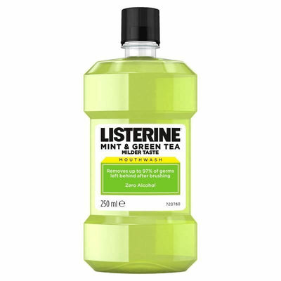 Listerine Mint & Green Tea Milder Mouthwash 250ml - Shams Shopping Centre Listerine