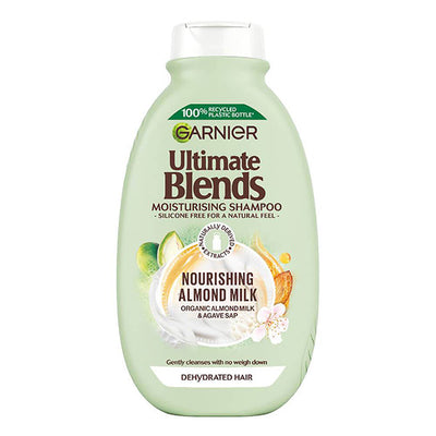 Garnier Ultimate Blend Nourishing Almond Milk Shampoo 400ml - Shams Shopping Centre Garnier