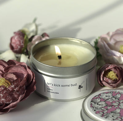Meem Candles Studio Let's Kick Some Bud 6Oz - Shams Shopping Centre Meem Candle