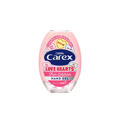 Carex Fun Edition Love Hearts Hand Gel 50ml - Shams Shopping Centre Carex