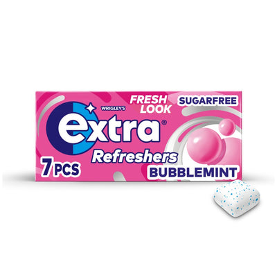 Wrigleys Extra Suger Free Refreshers Bubblemint Gum 15.6g - Shams Shopping Centre Wrigley'S
