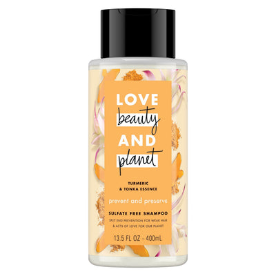 Love Beauty And Planet Prevent And Preserve Sulfate Free Shampoo 400ml - Shams Shopping Centre Love Beauty And Planet