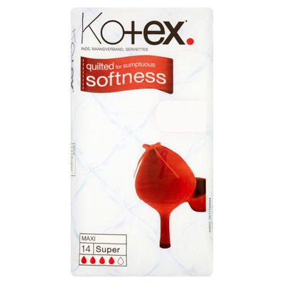 Kotex Maxi 14 Super Pads - Shams Shopping Centre Kotex