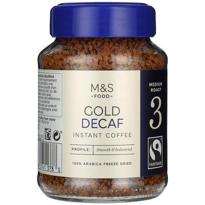 M&S Gold Decaf Coffee100g - Shams Shopping Centre Shams Shopping Centre