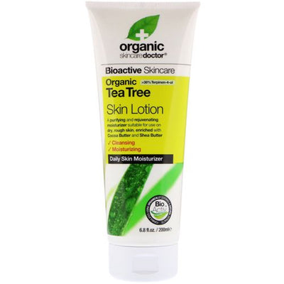 Dr.Organic Tea Tree Skin Lotion 200ml - Shams Shopping Centre Shams Shopping Centre