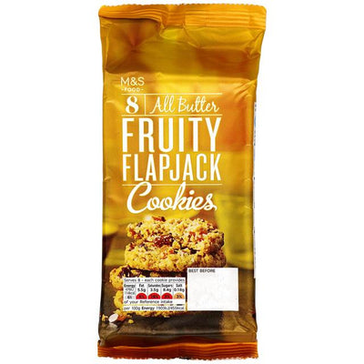M&S Fruity Flapjack Cookies 200g - Shams Shopping Centre Marks & Spencer