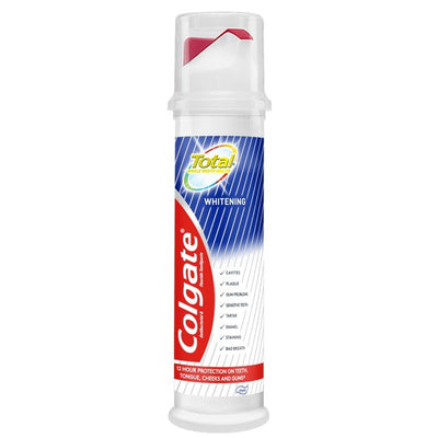 Colgate Advanced Whitening Toothpaste Pump 100ml - Shams Shopping Centre Colgate