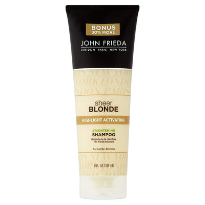 J/F Sheer Blonde Enhancing Lighter Blondes Shampoo 250ml - Shams Shopping Centre John Frieda
