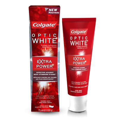 Colgate Optic White Extra Power Toothpaste 75m - Shams Shopping Centre Colgate