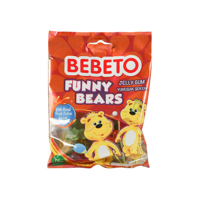 Bebeto Funny Bears Jelly Gum 80g - Shams Shopping Centre Bebeto