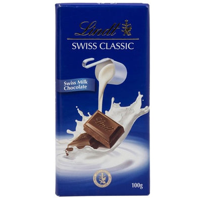 Lindt Swiss Classic Milk Chocolate 100g - Shams Shopping Centre Lindt