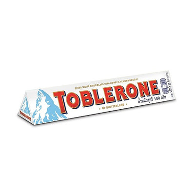 Toblerone White Chocolate 100gm - Shams Shopping Centre Toblerone
