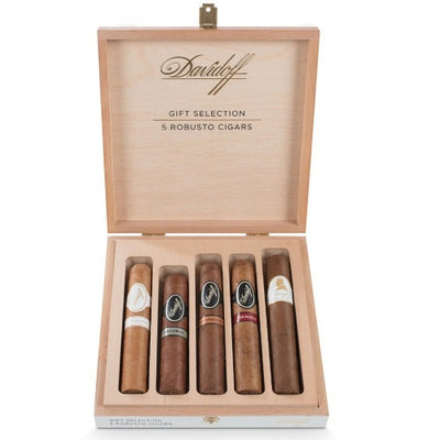 davidoff-gift-selection-5-robusto-cigars-box