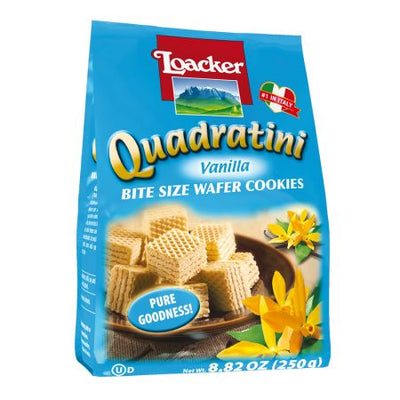 Loacker Quadratini Wafer Vanilla 250gm - Shams Shopping Centre Loacker