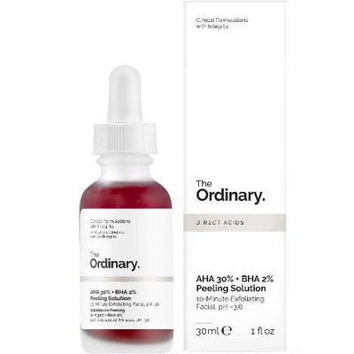 The Ordinary AHA 30% + BHA 2% Peeling Solution 30ml - Shams Shopping Centre The Ordinary
