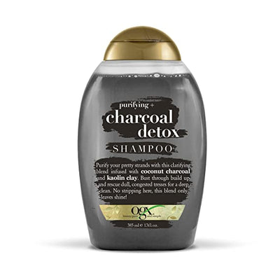 Organix Ogx Purifying + Charcoal Detox Shampoo 385ml - Shams Shopping Centre Organix